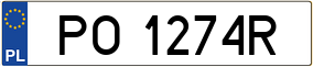 Truck License Plate